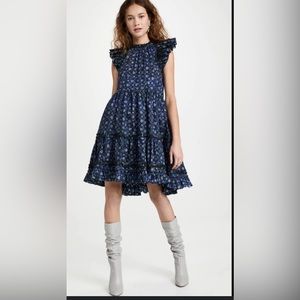 Ulla Johnson Joan Ruffle Dress Size 6